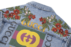 Replica Mens Clothing Gucci Blue Denim Jacket SMLXL A215PP380 AA189927