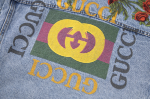 Replica Mens Clothing Gucci Blue Denim Jacket SMLXL A215PP380 AA189927