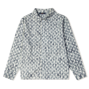 Louis Vuitton Gray Monogram Denim JacketXL 