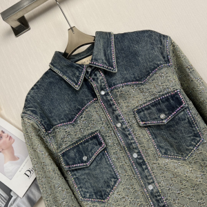 Replica Womens Clothing Gucci GG Denim Jacket SML A198PP980 AA189921