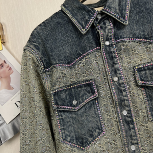 Replica Womens Clothing Gucci GG Denim Jacket SML A198PP980 AA189921