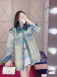 Replica Womens Clothing Gucci GG Denim Jacket SML A198PP980 AA189921