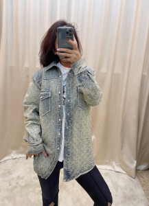 Replica Womens Clothing Gucci GG Denim Jacket SML A198PP980 AA189921