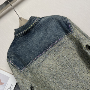 Replica Womens Clothing Gucci GG Denim Jacket SML A198PP980 AA189921
