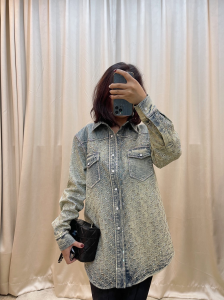 Replica Womens Clothing Gucci GG Denim Jacket SML A198PP980 AA189921