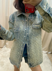 Replica Womens Clothing Gucci GG Denim Jacket SML A198PP980 AA189921