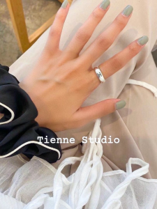 Replica Womens Jewelry Chanel CC Logo Silver Rings A152PP180 AA190129