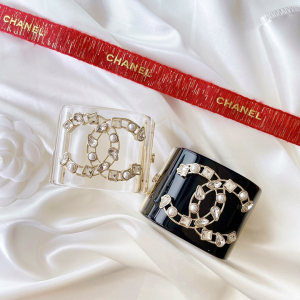 Chanel Crystal CC Logo Bracelets 