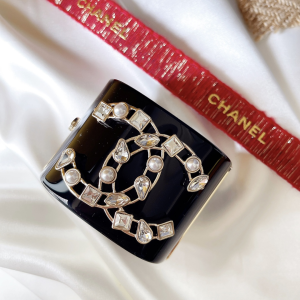Replica Womens Jewelry Chanel Crystal CC Logo Bracelets A152PP280 AA190134