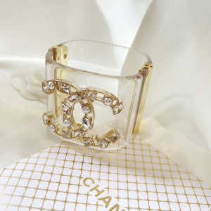 Replica Womens Jewelry Chanel Crystal CC Logo Bracelets A152PP280 AA190134