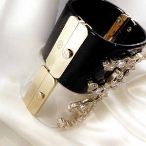 Replica Womens Jewelry Chanel Crystal CC Logo Bracelets A152PP280 AA190134