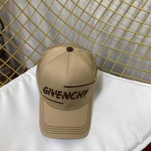 Replica Womens Hats Givenchy Beige Cotton Baseball Cap Hat A190PP180 AA190338