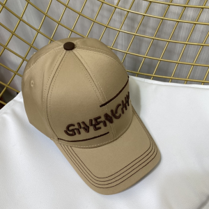 Replica Womens Hats Givenchy Beige Cotton Baseball Cap Hat A190PP180 AA190338