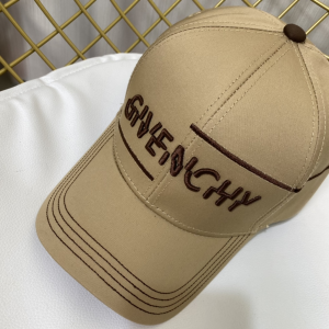 Replica Womens Hats Givenchy Beige Cotton Baseball Cap Hat A190PP180 AA190338