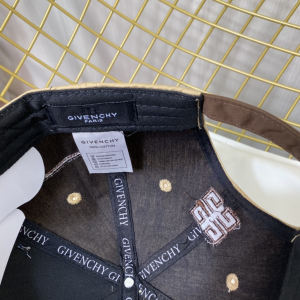 Replica Womens Hats Givenchy Beige Cotton Baseball Cap Hat A190PP180 AA190338