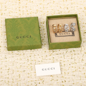 Replica Womens Jewelry Gucci Interlocking G Gourmette Chain Rings A152PP180 AA190281