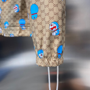 Replica Mens Clothing Gucci Beige GG Zipper Jacket Coat M To XXXL A215PP380 AA190612