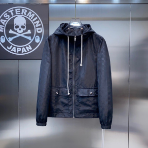 Gucci Black GG Zipper Jacket Coat 