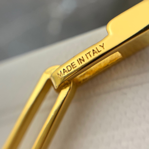 Replica Womens Jewelry Celine Plate Gold Link Earrings A205PP180 AA190609