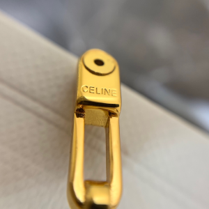 Replica Womens Jewelry Celine Plate Gold Link Earrings A205PP180 AA190609