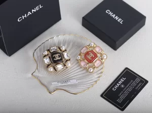 Chanel Crystals CC Jewel Brooch 