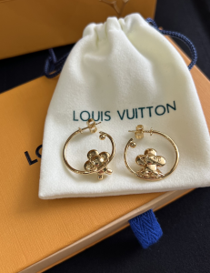 Replica Womens Jewelry Louis Vuittono Vivienne Gold Earrings A152PP180 AA190562