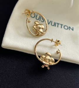 Replica Womens Jewelry Louis Vuittono Vivienne Gold Earrings A152PP180 AA190562