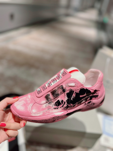 Cass x Prada Americas Cup D3cay Leather Sneakers Pink Cass x Prada Americas Cup D3cay Leather Sneakers Pink