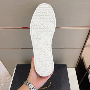 Replica Mens Shoes Prada White Nylon Low Top Sneakers 38 To 45 A151PP480 AA190932