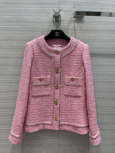 Chanel Pink Tweed Jacket 