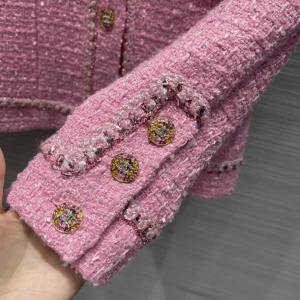 Replica Womens Clothing Chanel Pink Tweed Jacket SML A198PP980 AA191076