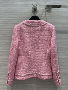 Replica Womens Clothing Chanel Pink Tweed Jacket SML A198PP980 AA191076