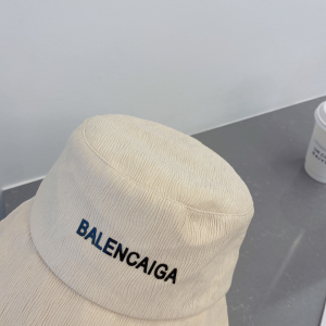 Replica Womens Hats Balenciaga Beige Cotton Bucket Cap Hat A190PP180 AA191065