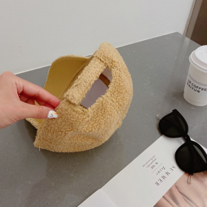 Replica Womens Hats Celine Triomphe Beige Woolskin Baseball Cap Hat A190PP180 AA191063