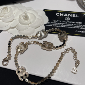 Replica Womens Jewelry Chanel CC Logo Diamonds Choker Necklace A173PP380 AA191041