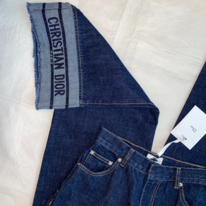 Replica Womens Clothing Dior Blue Denim Pants SML A29PP480 AA191090