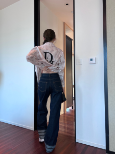 Replica Womens Clothing Dior Blue Denim Pants SML A29PP480 AA191090