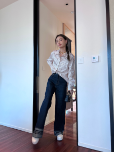 Replica Womens Clothing Dior Blue Denim Pants SML A29PP480 AA191090