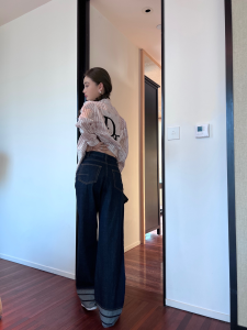 Replica Womens Clothing Dior Blue Denim Pants SML A29PP480 AA191090