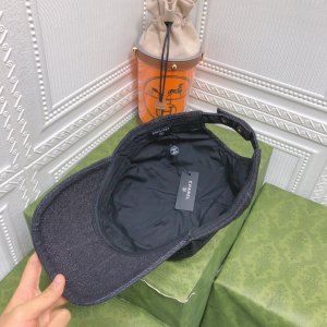 Essenceofluxury Womens Hats Chanel CC Logo Black Cotton Baseball Cap Hat A190PP180 AA191327