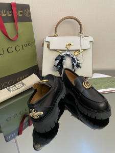 Essenceofluxury Womens Shoes Chanel Double G Black Leather Loafers 35 To 41 A151PP480 AA191233