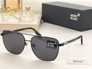 Montblanc Essenceofluxury Sunglasses B0184SK Black 