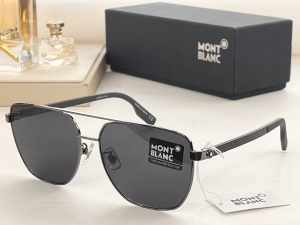 Montblanc Essenceofluxury Sunglasses B0184SK Gray 