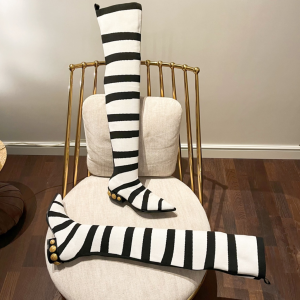 Essenceofluxury Womens Shoes Balmain Coin White Knit Boots 35 To 41 A38PP780 AA191378