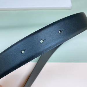 Essenceofluxury Womens Belts Chanel Pearl CC Logo Black Leather Belt 30MM A175PP240 AA191621