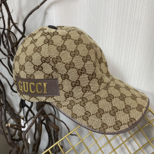 Essenceofluxury Womens Hats Gucci Beige GG Canvas Baseball Cap Hat A190PP180 AA191649