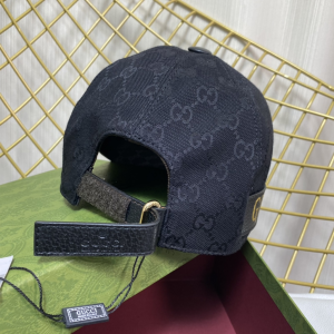 Essenceofluxury Womens Hats Gucci Black GG Canvas Baseball Cap Hat A190PP180 AA191648
