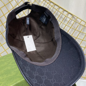 Essenceofluxury Womens Hats Gucci Black GG Canvas Baseball Cap Hat A190PP180 AA191648
