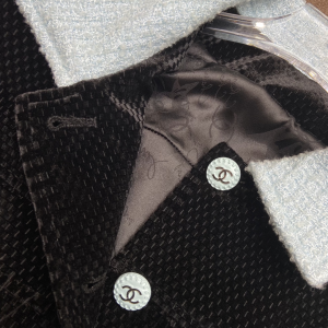 Replica Womens Clothing Chanel Black Velvet Jacket SMLXL A198PP1080 AA191972