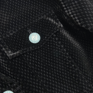 Replica Womens Clothing Chanel Black Velvet Jacket SMLXL A198PP1080 AA191972